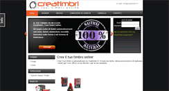 Desktop Screenshot of creatimbri.it