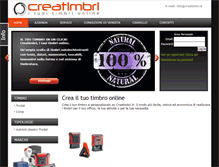 Tablet Screenshot of creatimbri.it
